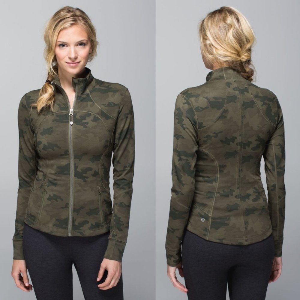 lululemon athletica Women's Olive Green Camo Define Jacket